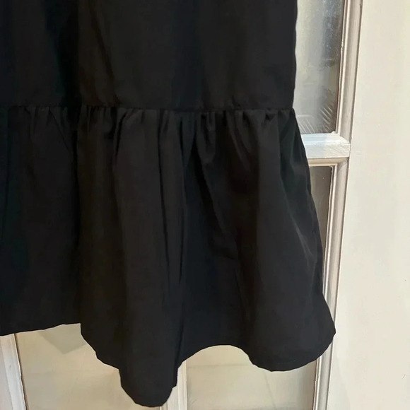 J. Peterman Black Beaded Shift Evening Formal Midi Dress Ruffle Plus Size 20 NWT - Picture 8 of 14